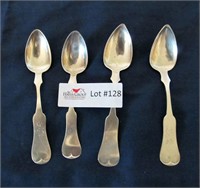 4 coin silver spoons