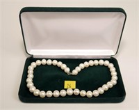 Sterling silver 12mm freshwater pearl 18" necklace