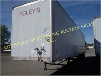 1989 WABASH 48' ENCLOSED ALUMINUM SEMI TRAILER