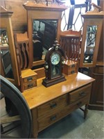 EDWARDIAN DRESSING TABLE WITH