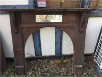 VICTORIAN PINE OVERMANTLE