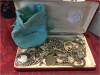 LARGE QTY OF STERLING SILVER APROX 250 GRMS