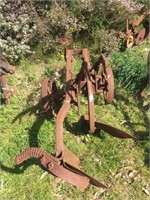 VICTORIAN PLOUGH GARDEN ORNAMENT