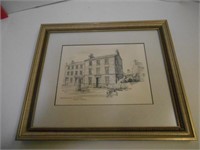 Matted and Framed "Skeldale House" Sketch