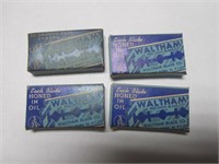 4 Vtg. Pks. Waltham Double Edge Blades in Original