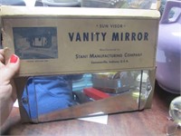 Antique Sun Visor Vanity Mirror NOS Never Used