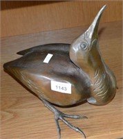 Kathleen Shillam bronze sculpture of a bird,