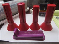 4 Coin Counter Tubes & 1 Counting Tray