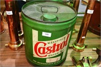 Vintage Castrol oil drum