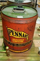 Vintage Pennant kerosene drum,