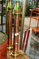 Original copper & brass firemans hose nozzle