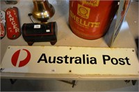 Vintage Australia post enamel sign