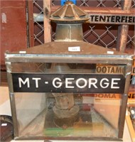 Rare railway signal box lantern