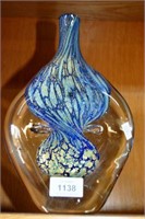 Jean Claude Novaro art glass vase