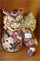 Vintage Japanese Satsuma Shi-Shi temple lion