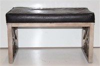 Small Bench with Vinyl Reptile Style Seat