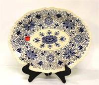 Mason's Ironstone China Blue & White Platter