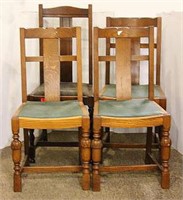 Vintage Wooden Side Chairs