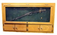 Wall Mount Gun Case with Cabinets
