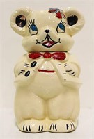 Vintage Double Sided Bear Cookie Jar