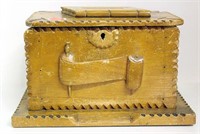 Wooden Ballot/Donation Box with Keys