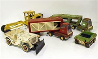 Selection of Pressed Steel Tonka Trucks &