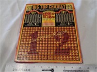 Vintage Big Top Charley Gambling Board