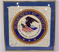 Department of Justice Framed Seal Print with