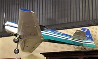 Large Motorized Metal Airplane
