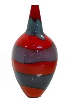 Wimberly Glass Works Art Glass Vase