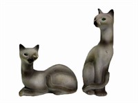 Pair of Siamese Cat Figurines