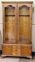 Nice Gun Case with Lower Drawers & Cabinets