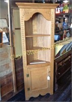 Wooden Corner Cabinet with Door