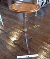 Vintage Wooden Table with Inlay