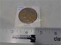 1923-D Peace Silver Dollar 2
