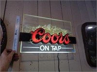 Lighted COORS ON TAP Bar Light
