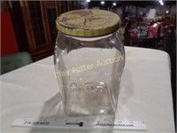 Antique PLANTERS Jar with Lid