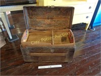 Antique Trunk with Tray