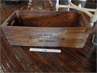 Antique Wooden Crate, St. Louis