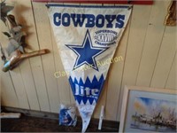 Cowboys Super Bowl Pennant & Blowup