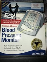 MICRO LIFE $69 RETAIL BLOOD PRESSURE MONITOR