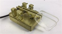 Brass Dual Paddle Morse Key, unmarked
