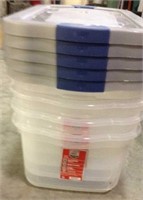 Rubbermaid Clear 50qt Storage Containers