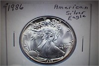 1986 American Silver Eagle - Key Date
