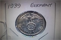 1939 German Silver Coin