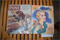 1943 Saturday Evening Post Magazine and 1931
