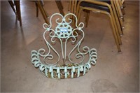 Metal Ornamental Basket Style Planter