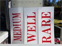 Large 3' Signs