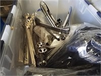 Lot of Tongs Serving Spoons