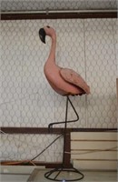Metal Flamingo Yard Decoration